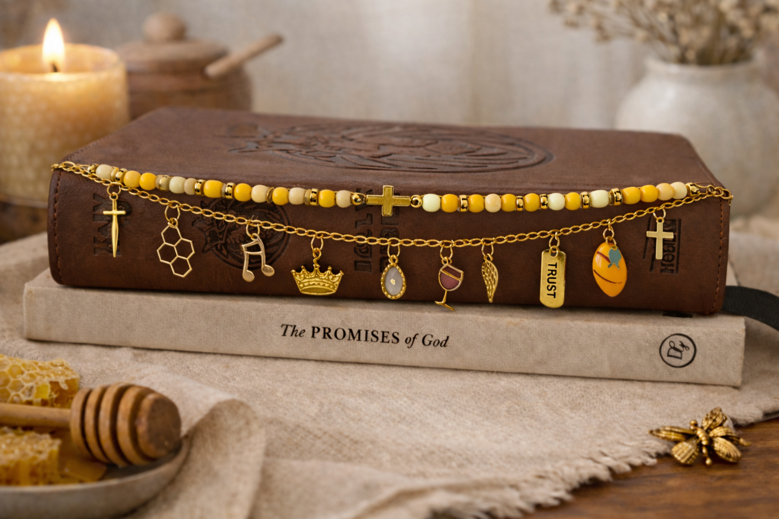 Bible Charm Chain Bundle
